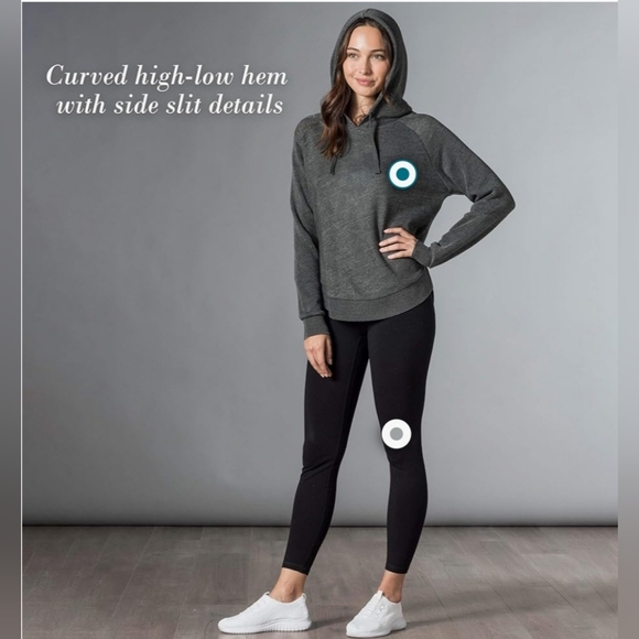 NWT hoodie MV Sports heathered charcoal XXL - Picture 2 of 8